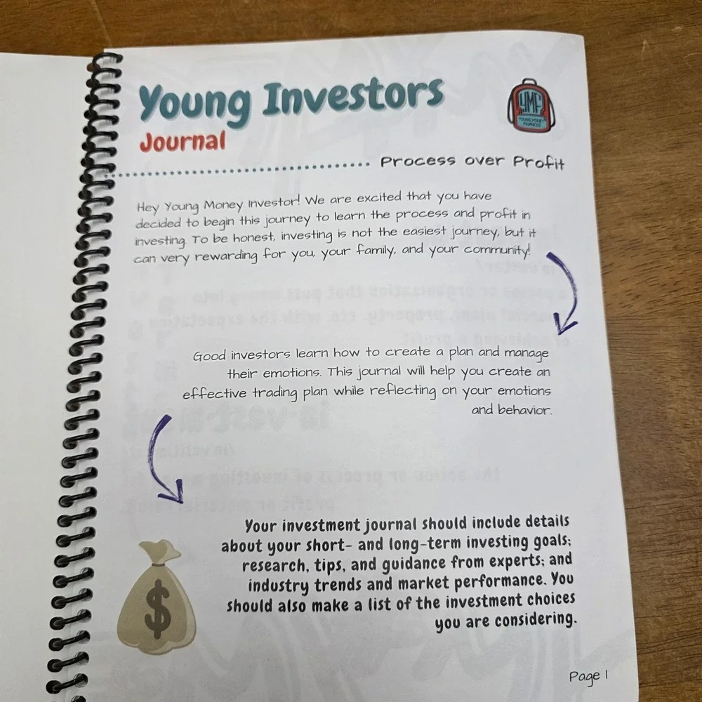 Young Money‎ Finances YMF Investor Journal and Focus on Your Finances Cards